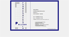 Desktop Screenshot of fahrzeugtechnik-poellner.de