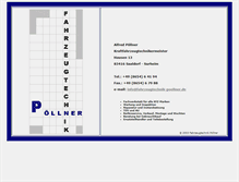 Tablet Screenshot of fahrzeugtechnik-poellner.de
